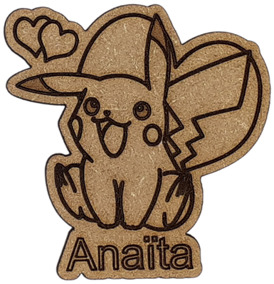 Magnet - Pikachu personnalisable